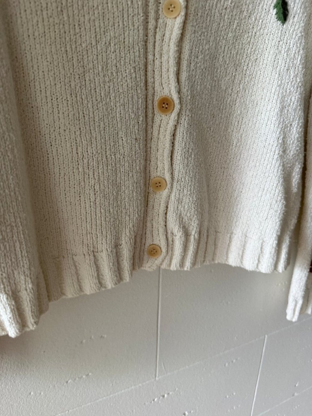 Vintage | Part Two Embroidered Floral Rose Cardigan | Cottagecore Cute | Small - Picture 7 of 10